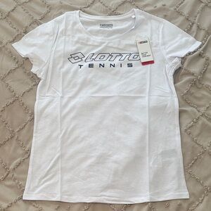 Lotto Women's White Short Sleeve Tee